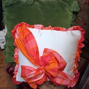 Shabby Chic MCM  Cushion/pillows, Velvet & Lace & Ribbons.